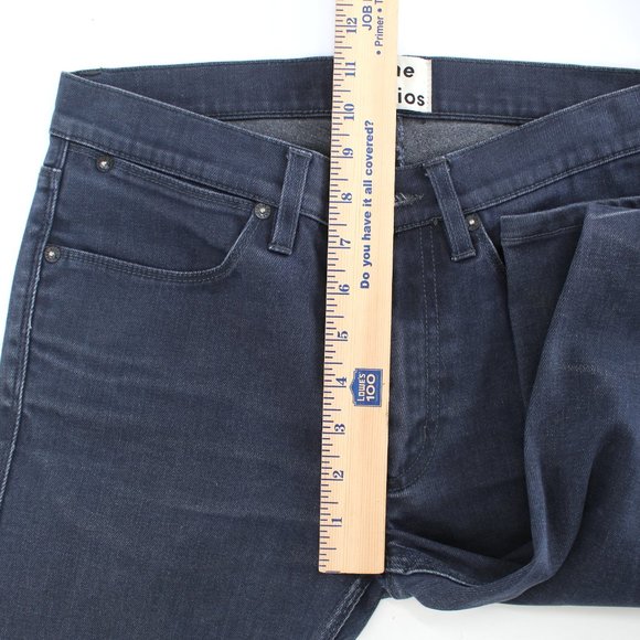 ACNE STUDIOS Maxx Jean Blue Speed Slim Skinny Low Rise Stretch Denim Men's 29x34 - Picture 15 of 16